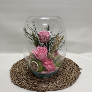 Cristal en tonos rosa - Imagen 2