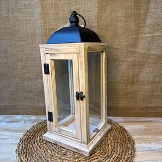 Farol madera grande - Imagen 2