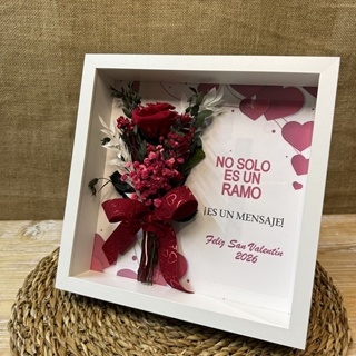 Marco en tonos rojos con frase (A) - Imagen 2