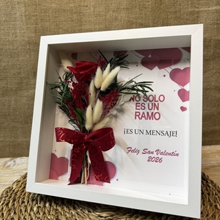 Marco en tonos rojos con frase (C) - Imagen 1