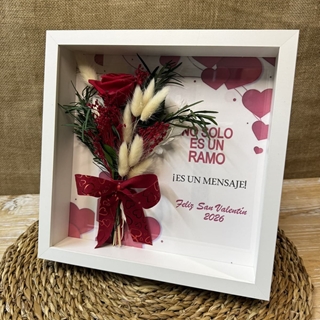 Marco en tonos rojos con frase (C) - Imagen 2