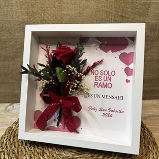 Marco en tonos rojos con frase (D) - Imagen 2