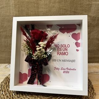 Marco en tonos rojos con frase (E) - Imagen 1