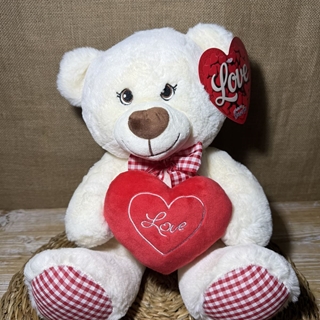 Oso blanco love vichy - Imagen 2