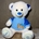 Peluche Oso azul - Imagen 1