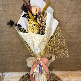 Ramo 1 rosa melocotón - Imagen 2