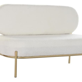 Sofá chic borreguillo de alquiler para eventos - Imagen 1