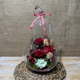 Terrario en forma de pera - Imagen 1