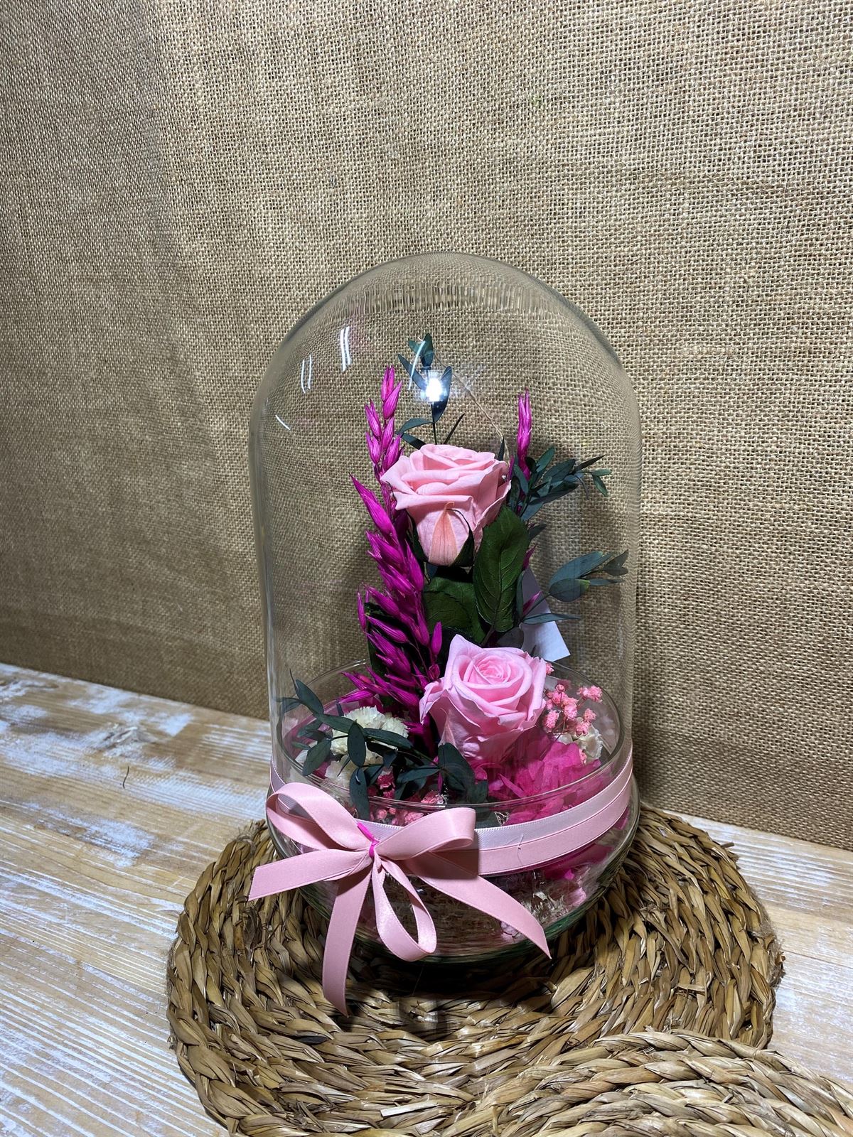 Terrarium capsula rosa - Imagen 2