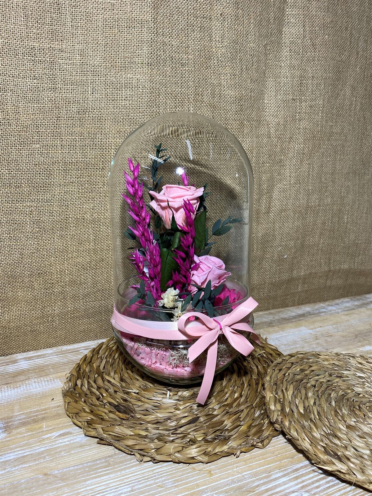 Terrarium capsula rosa - Imagen 4