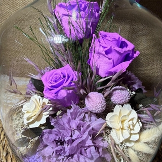 Terrarium en tonos lilas - Imagen 2