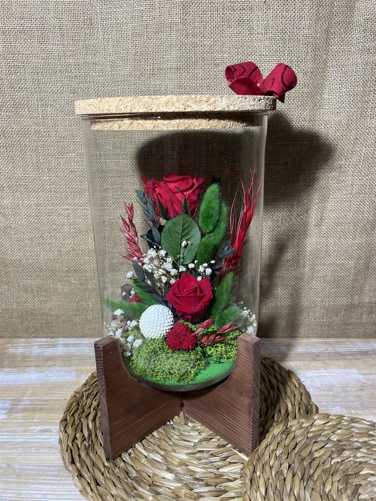 Terrarium orfeo rojo - Imagen 1